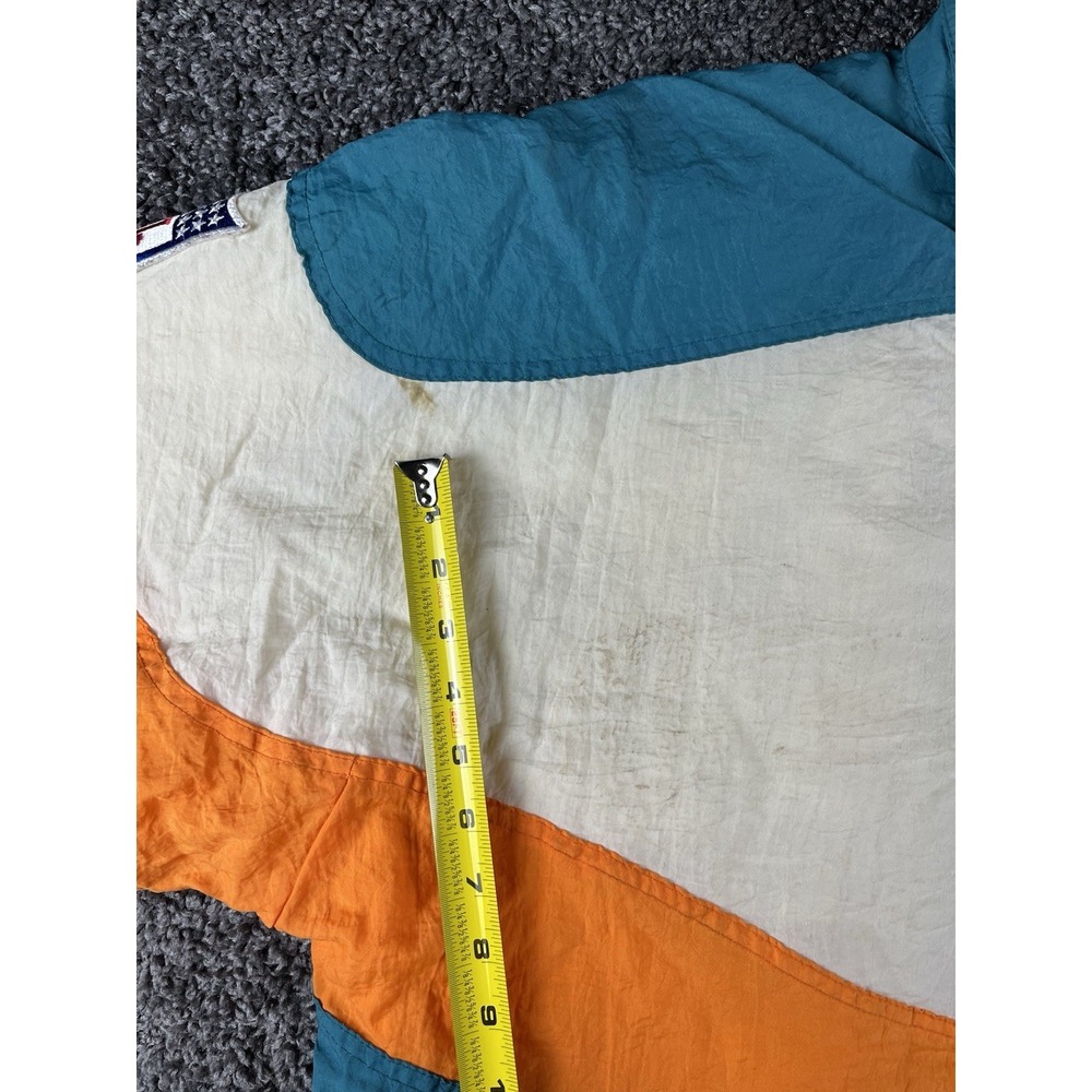 NFL Authentic Proline By Apex One Miami Dolphins Nylon Jacket Size XL Full Zip - Picture 10 of 16